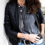 collier "feuille de sauge"