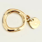 Bagues amulettes personnalisables "Gold" (laiton massif) - Isabelle Salvador, Bijoux de créateur