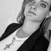 collier "grande croix brute" grosse chaine