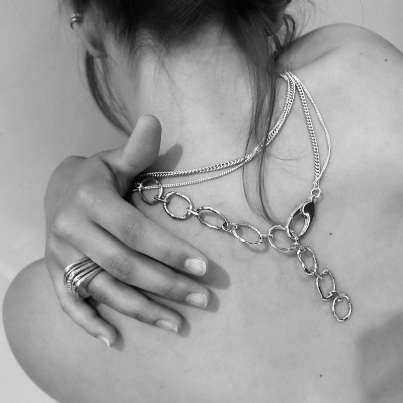 collier "grande croix brute"