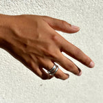 Bague originale, réalisée en argent massif - Isabelle Salvador Jewelry - Bijoux contemporains