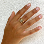 Bague originale, réalisée en argent ou en bronze massif - Isabelle Salvador Jewelry - Bijoux contemporains