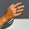 Bague originale, réalisée en argent ou en bronze massif - Isabelle Salvador Jewelry - Bijoux contemporains