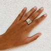 Bague anneau en argent massif (925) de la collection "Galets" Isabelle Salvador, bijou de créateur homme et femme