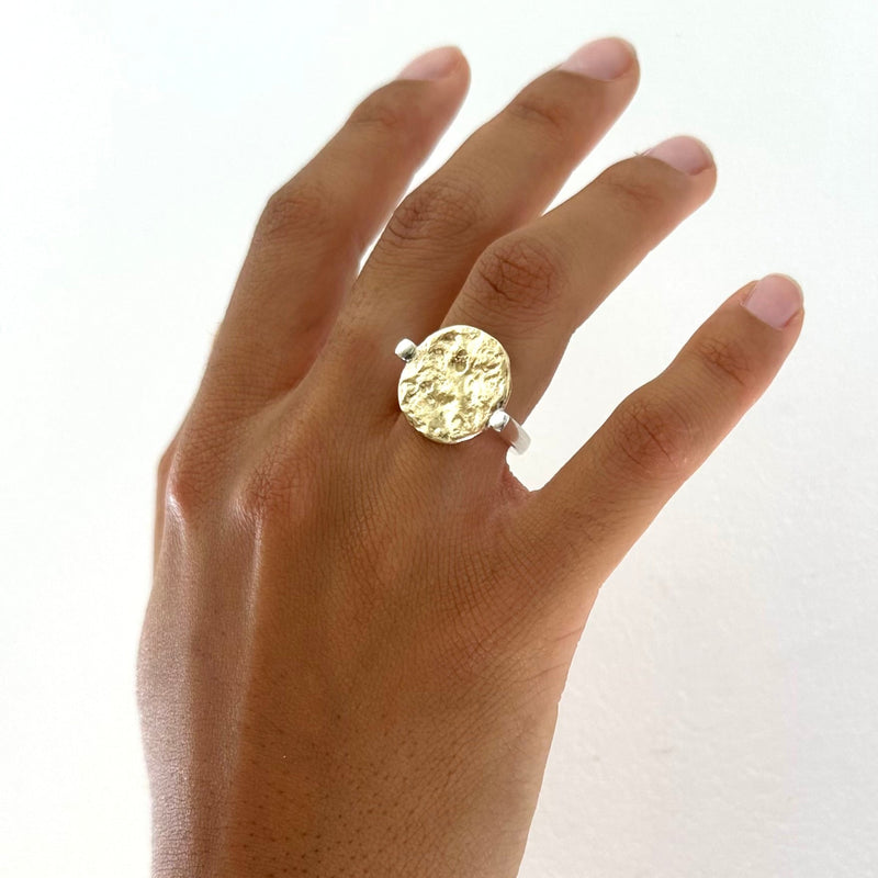 Bague "médaille" Isabelle Salvador