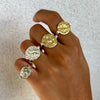 Bague "médaille" Isabelle Salvador