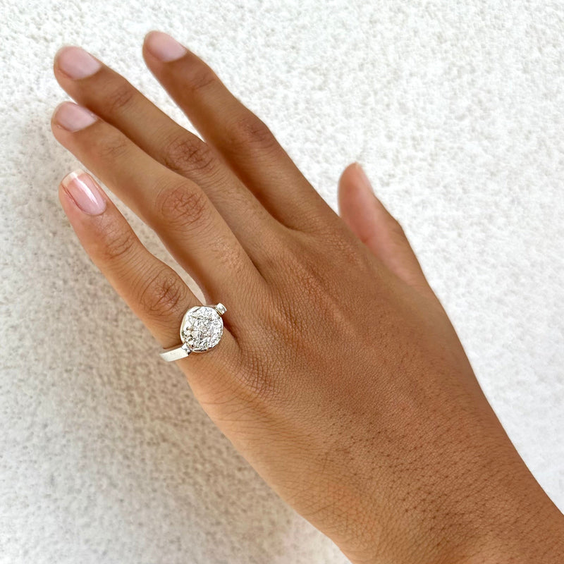 Bague "médaille" Isabelle Salvador