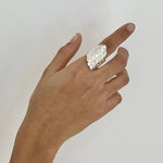 Bague pour femme en argent massif de la collection "Galets" Isabelle Salvador bijoux créateur