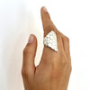 Bague pour femme en argent massif de la collection "Galets" Isabelle Salvador bijoux créateur