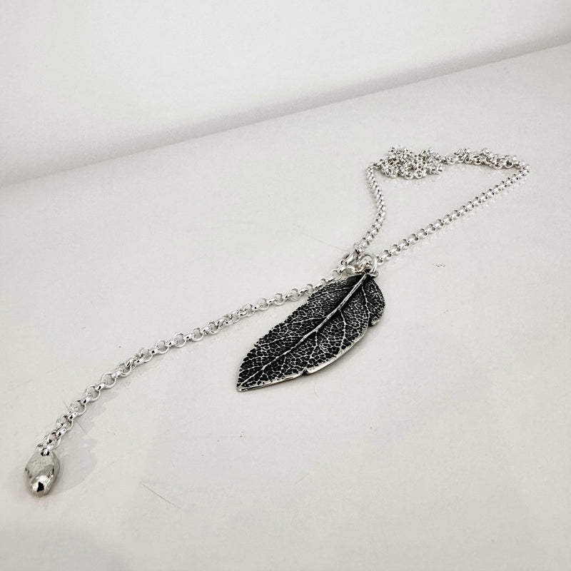 collier "feuille de sauge"