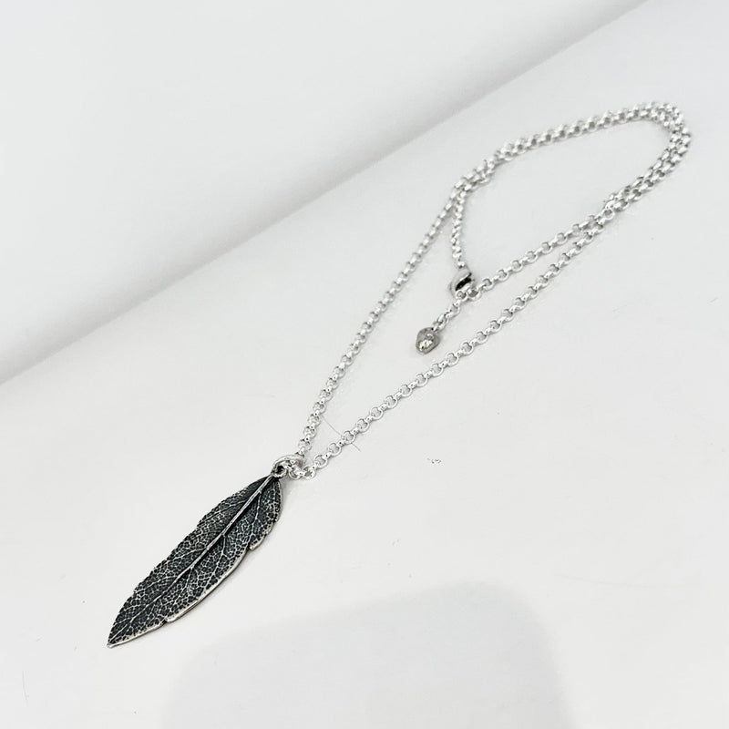 collier "feuille de sauge"
