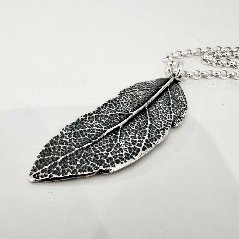 collier "feuille de sauge"