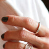 bague "anneau brut"