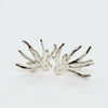 "Pommier" boucles d'oreilles fantaisie luxe en argent de la collection "nature" Isabelle Salvador bijoux créateur