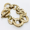 Bracelet original à grosses mailles massives, réalisé en argent ou en bronze massif - Isabelle Salvador Jewelry - Bijoux contemporains